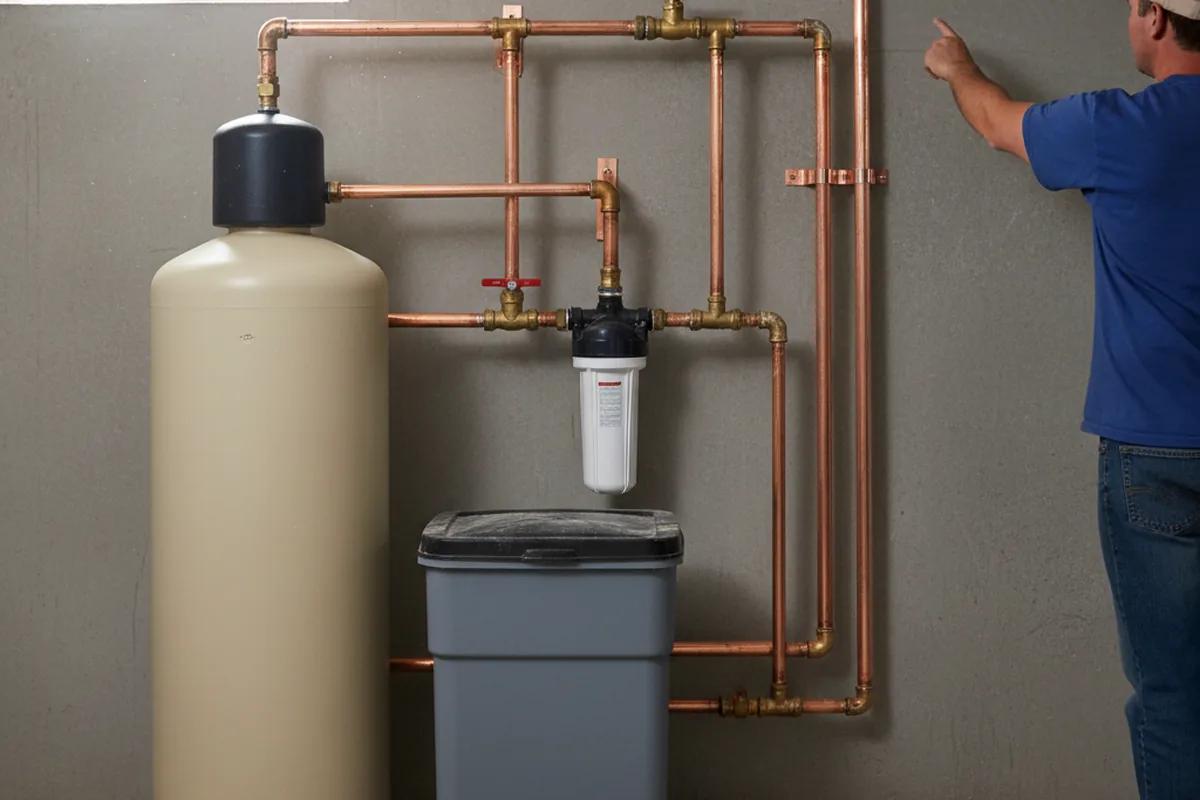 Whole-house water treatment system installed in Cherry